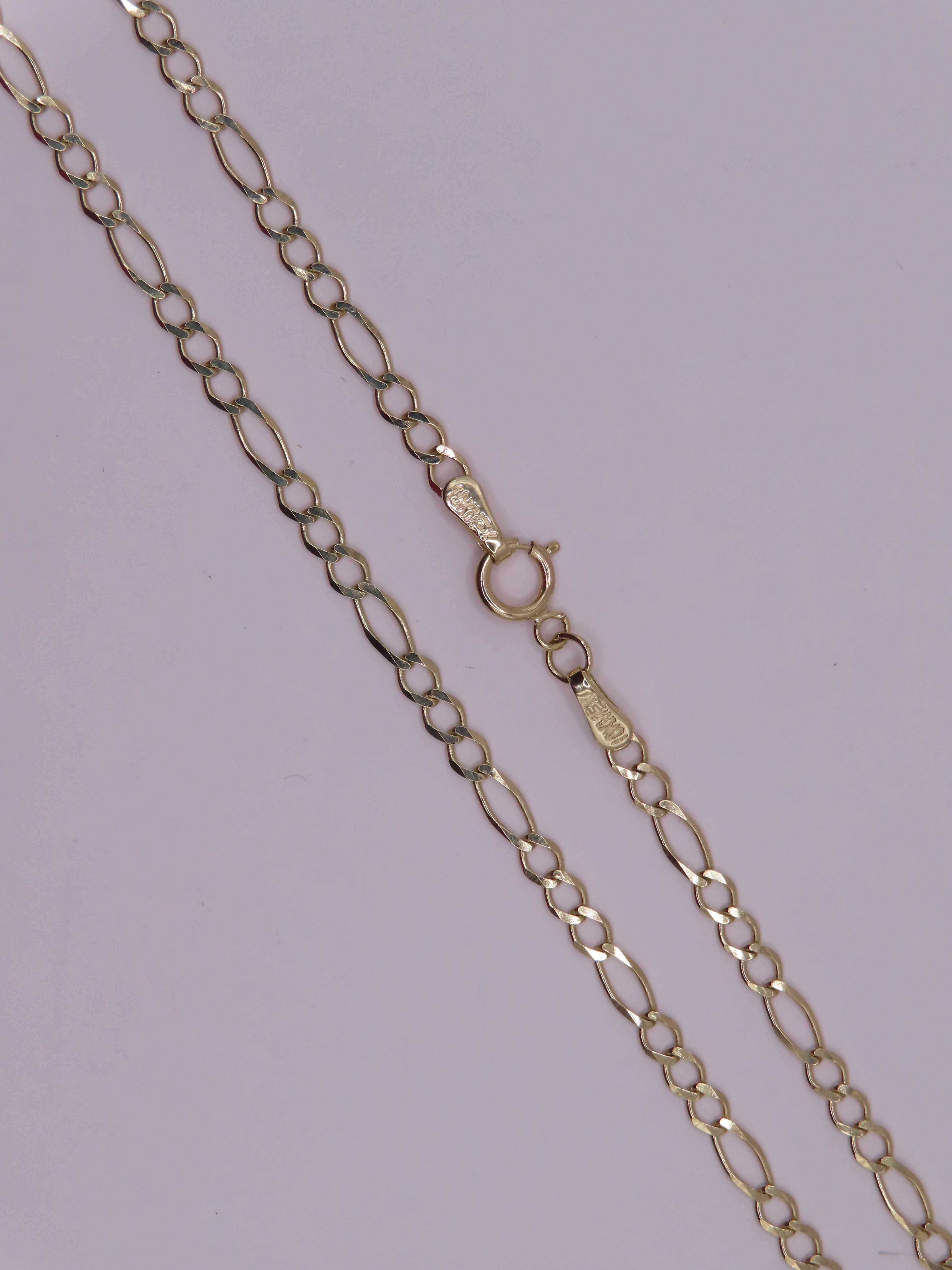 10k Gold Figaro Chain 23in/3mm (4.56g)