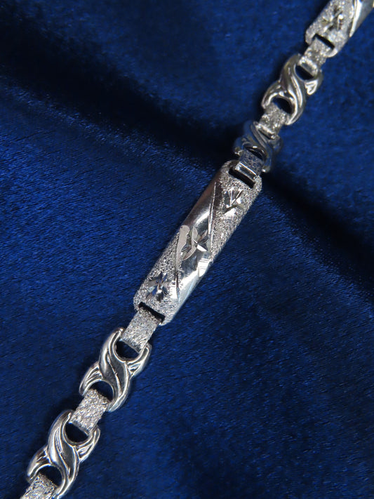 925 silver bracelet 7.5in