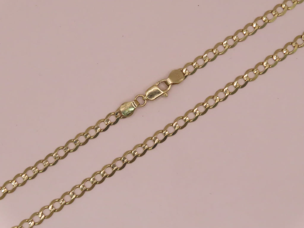 14k Gold Cuban chain 26in/3mm