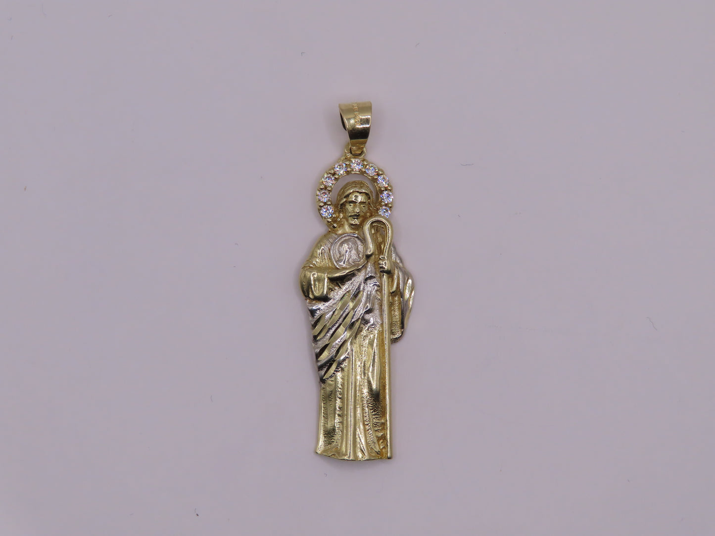 10k GOLD SAN Judas Pendant 1.5in  5g