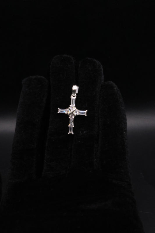 Cross pendant 925 silver