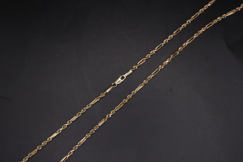 10k gold Milano chain 24in/3mm (16.20gr)