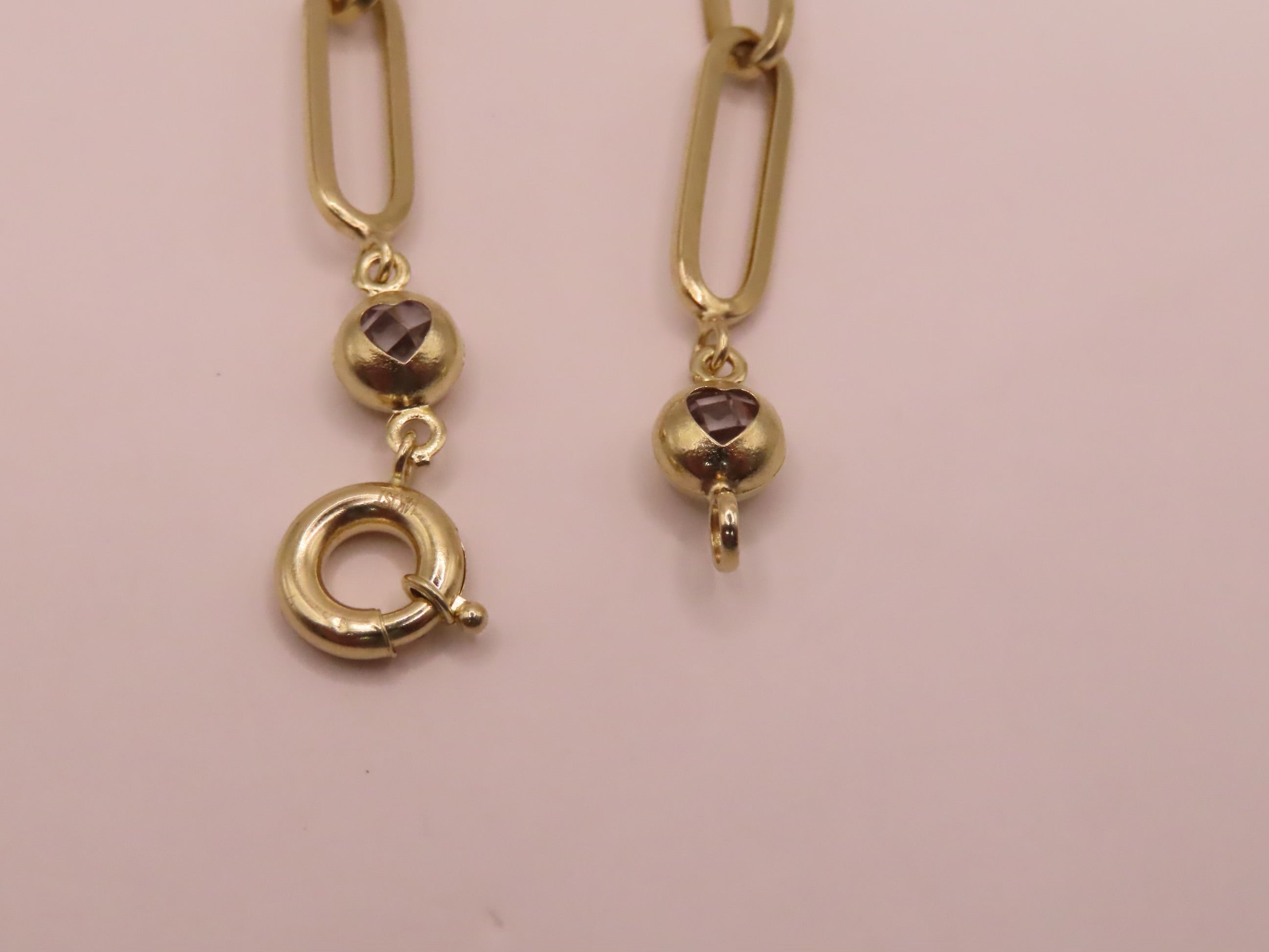 14k Gold bracelet 7in