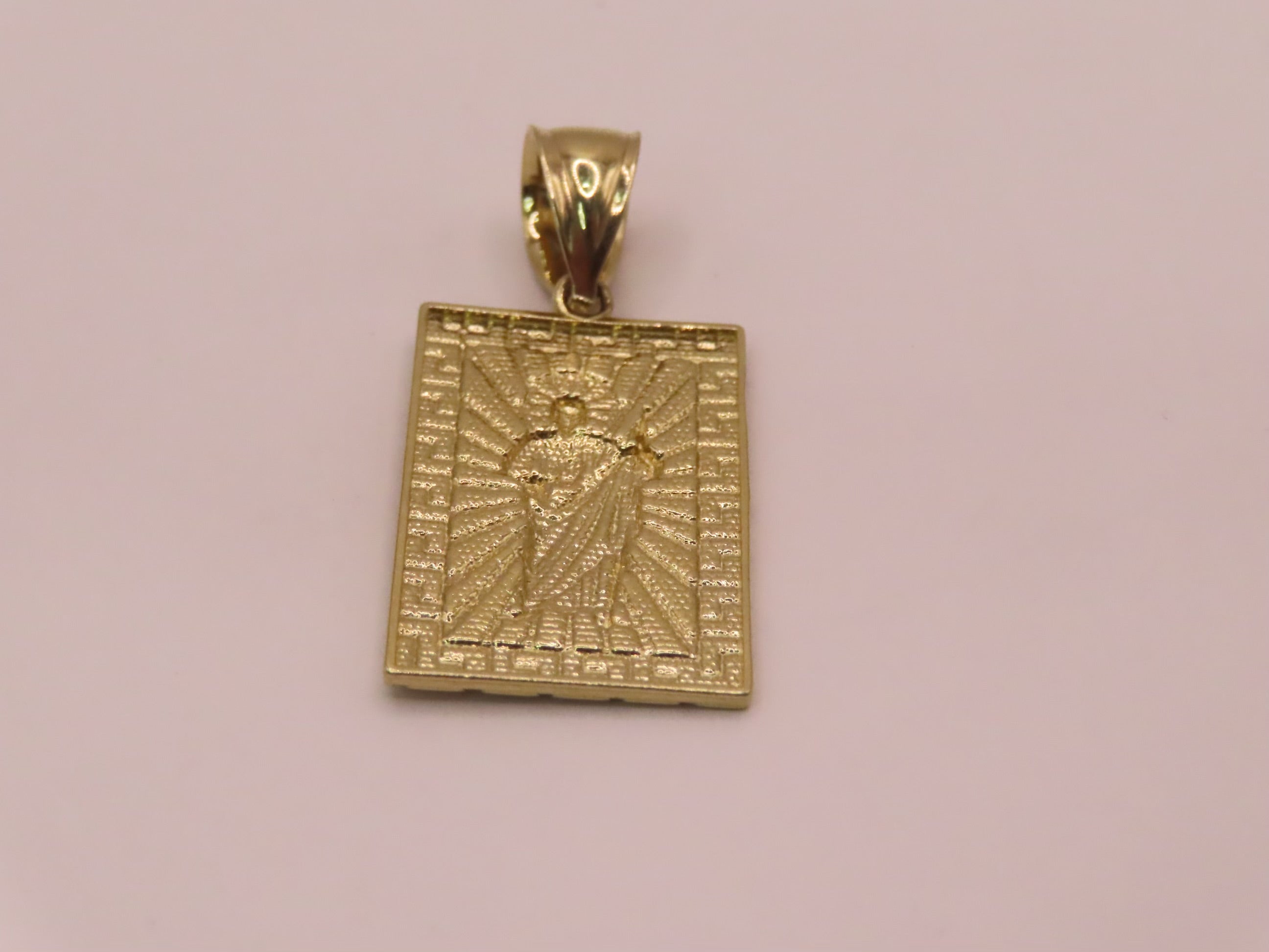 14k Gold San Judas Pendant 1.5in