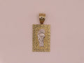 14k Gold San Judas Pendant 1.5in