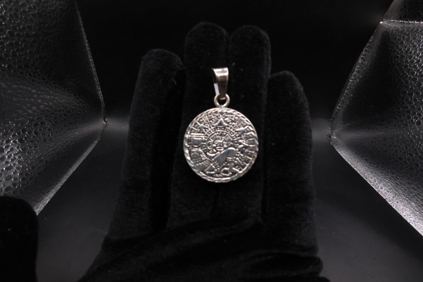 Calendario azteca pendant 925 silver