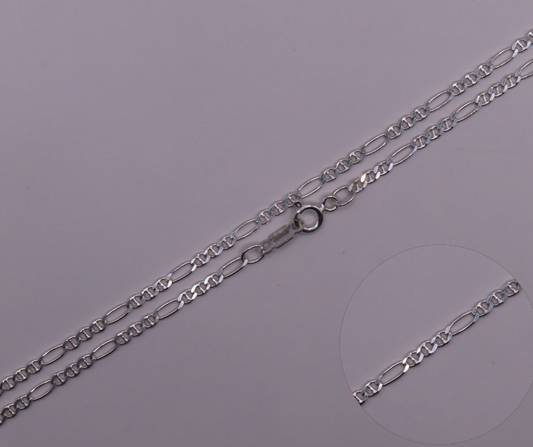 Mini Figaro Chain 21.5IN/2MM