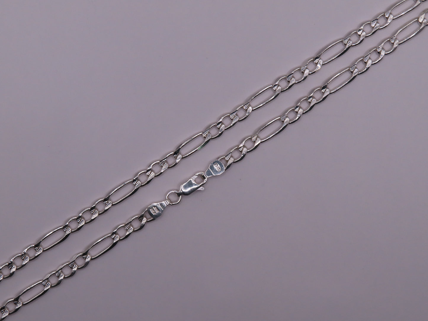 Diamond Cut Figaro 23in /5mm
