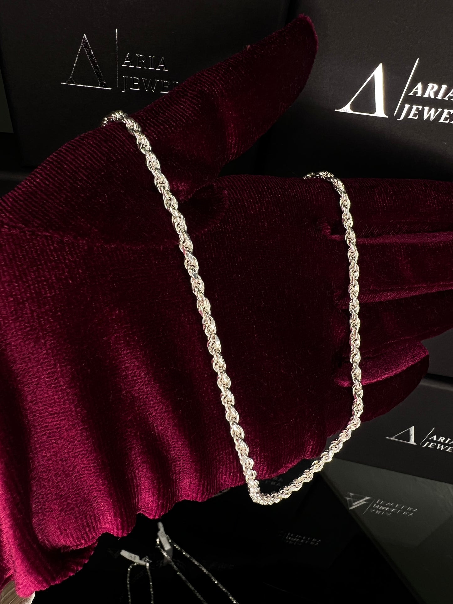 Rope  chain 17in/3mm